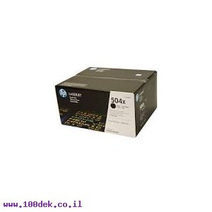 זוג טונרים שחור CP-3530 מקורי CE250-XD