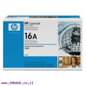 טונר HP 5200 מקורי Q7516A