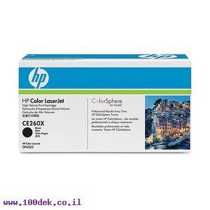 טונר שחור SKU-4525 מס' CE260-XC מקורי