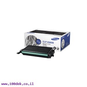 טונר סמסונג שחור CLP-K660B מקורי