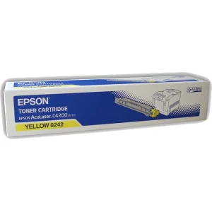 טונר צהוב EPSON C4200 AcuL מקורי S050242 אפסון