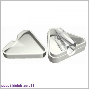 מחדד 1 חורים משולש MILAN TRI