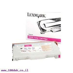 טונר  לקס מרק LEXMARK  אדום  C 510   HYמקורי