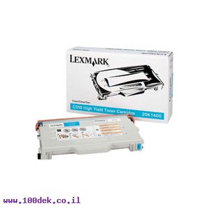 טונר LEXMARK  ציאן C 510   HYמקורי