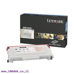 טונר LEXMARK  שחור C 510   HY מקורי