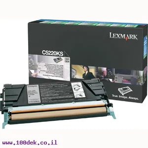טונר LEXMARK  שחור C522/524 מקורי