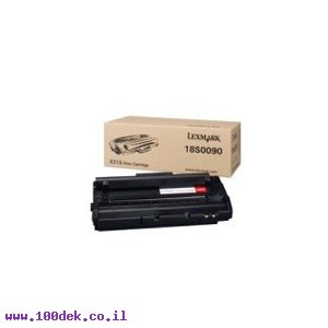 טונר X215 שחור LEXMARK  מקורי