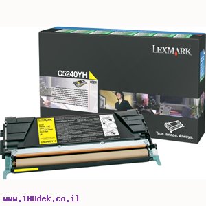 טונר צהוב לקס מרק  LEXMARK 524 C מקורי