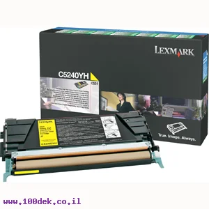 טונר צהוב לקס מרק  LEXMARK 524 C מקורי