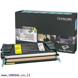 טונר צהוב לקס מרק  LEXMARK 524/522  C מקורי