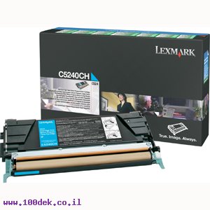 טונר ציאן לקס מרק  LEXMARK 524 C מקורי