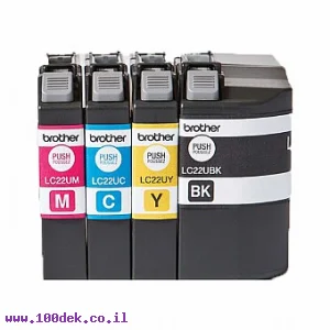 דיו למדפסת Brother LC-22UC כחול - תחליפי