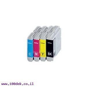 ראש דיו תואם brother  980 1000 LC צהוב   בראדר
