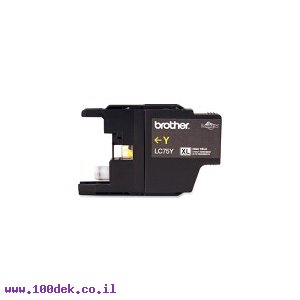 ראש דיו תואם brother LC75 1240 צהוב  בראדר