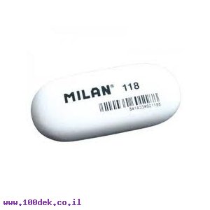 מחק גומי סינטטי MILAN דגם 118 אובלי