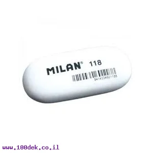 מחק גומי סינטטי MILAN דגם 118 אובלי