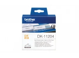 תמונה של מוצר גליל מדבקות Brother DK-11204, גודל 17x54 מ"מ, 400 מדבקות