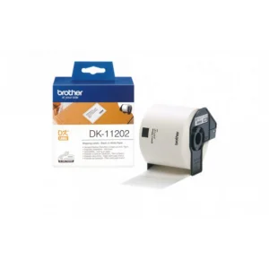 גליל מדבקות Brother DK-11202, גודל 62x100 מ"מ, 300 מדבקות