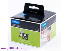 תמונה של מוצר גליל מדבקות נייר Dymo LW 11354 גודל 57x32 מ"מ - 1000 מדבקות עם דבק ניתן להסרה