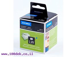 תמונה של מוצר גליל מדבקות נייר Dymo LW 99010 גודל 89x28 מ"מ - 260 מדבקות עם דבק רגיל