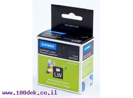 תמונה של מוצר גליל מדבקות נייר Dymo LW 11353 גודל 24x12 מ"מ - 1000 מדבקות ניתנות להסרה