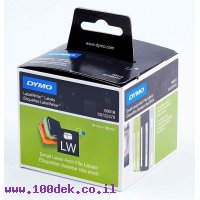 גליל מדבקות נייר Dymo LW 99018 גודל 190x38 מ"מ - 110 מדבקות עם דבק רגיל