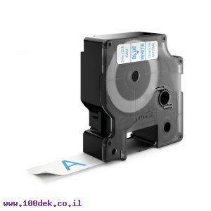 סרט סימון ברוחב 19 מ"מ 45804 Dymo - כחול על רקע לבן