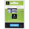 סרט סימון ברוחב 24 מ"מ 53714 Dymo - כחול על רקע לבן