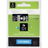 סרט סימון ברוחב 24 מ"מ 53721 Dymo - לבן על רקע שחור