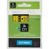 סרט סימון ברוחב 24 מ"מ 53718 Dymo - שחור על רקע צהוב