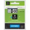 סרט סימון ברוחב 19 מ"מ 45800 Dymo - שחור על רקע שקוף