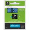 סרט סימון ברוחב 12 מ"מ 45016 Dymo - שחור על רקע כחול