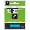 סרט סימון ברוחב 12 מ"מ 45013 Dymo - שחור על רקע לבן