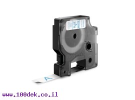 תמונה של מוצר סרט סימון ברוחב 12 מ"מ 45014 Dymo - כחול על רקע לבן