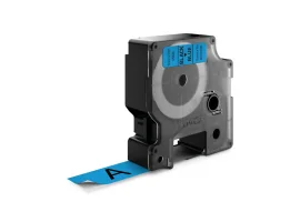 תמונה של מוצר סרט סימון ברוחב 19 מ"מ 45806 Dymo - שחור על רקע כחול