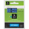 סרט סימון ברוחב 19 מ"מ 45806 Dymo - שחור על רקע כחול