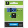 סרט סימון ברוחב 19 מ"מ 45806 Dymo - שחור על רקע כחול