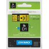 סרט סימון ברוחב 19 מ"מ 45808 Dymo - שחור על רקע צהוב