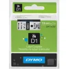 סרט סימון ברוחב 19 מ"מ 45803 Dymo - שחור על רקע לבן
