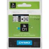 סרט סימון ברוחב 24 מ"מ 53713 Dymo - שחור על רקע לבן