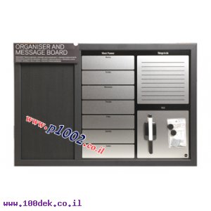 לוח מחיק ,נעיצה ותכנון מגנטי בגודל 40x60 ס"מ