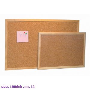 לוח שעם מסגרת עץ בגודל 40x60 ס"מ