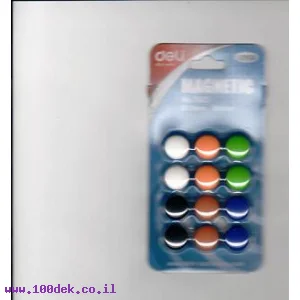 מגנטים ללוח מחיק קוטר 15 מ"מ חבילה של 12 יחידות