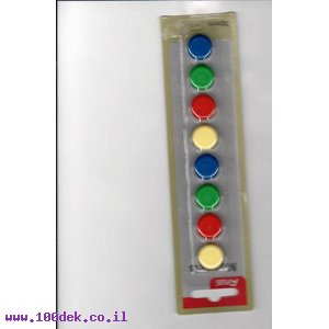 מגנטים בקוטר 20 ממ ללוח מחיק 8 יחידות