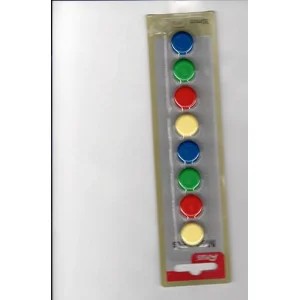 מגנטים בקוטר 20 ממ ללוח מחיק 8 יחידות