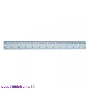 סרגל פלסטי 30 ס"מ שקוף