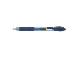 תמונה של מוצר עט ג'ל עם לחצן פיילוט Pilot G2 - שחור/כחול 0.5 מ"מ