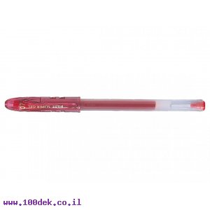 עט ג'ל חד פעמי פיילוט Pilot Super Gel - אדום 0.5 מ"מ