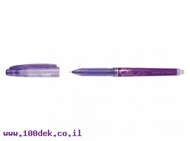 תמונה של מוצר עט מחיק פיילוט Pilot FRIXION POINT - סגול 0.4 מ"מ