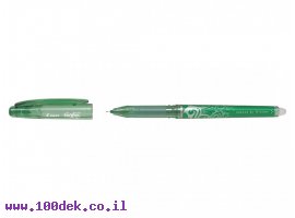 תמונה של מוצר עט מחיק פיילוט Pilot FRIXION POINT - ירוק 0.4 מ"מ